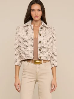 Jia Cropped Tweed Jacket