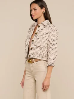 Jia Cropped Tweed Jacket