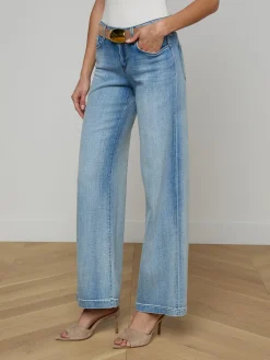 Joanne Low-Rise Wide-Leg Jean