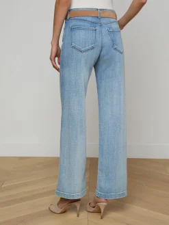 Joanne Low-Rise Wide-Leg Jean
