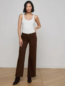 Joanne Low-Rise Wide-Leg Jean