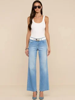 Joanne Low-Rise Wide-Leg Jean