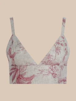 Kaori Linen Bralette Top