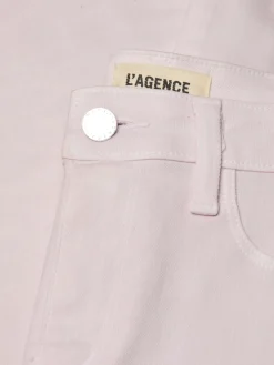 Kendra Coated Cropped Flare Jean