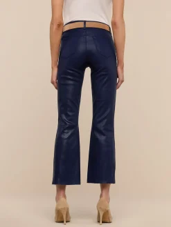 Kendra Coated Cropped Flare Jean