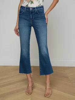 Kendra Cropped Flare Jean