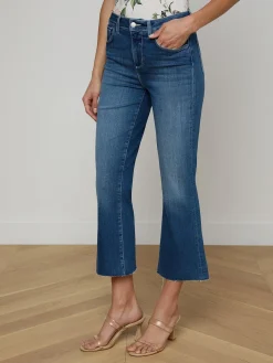 Kendra Cropped Flare Jean