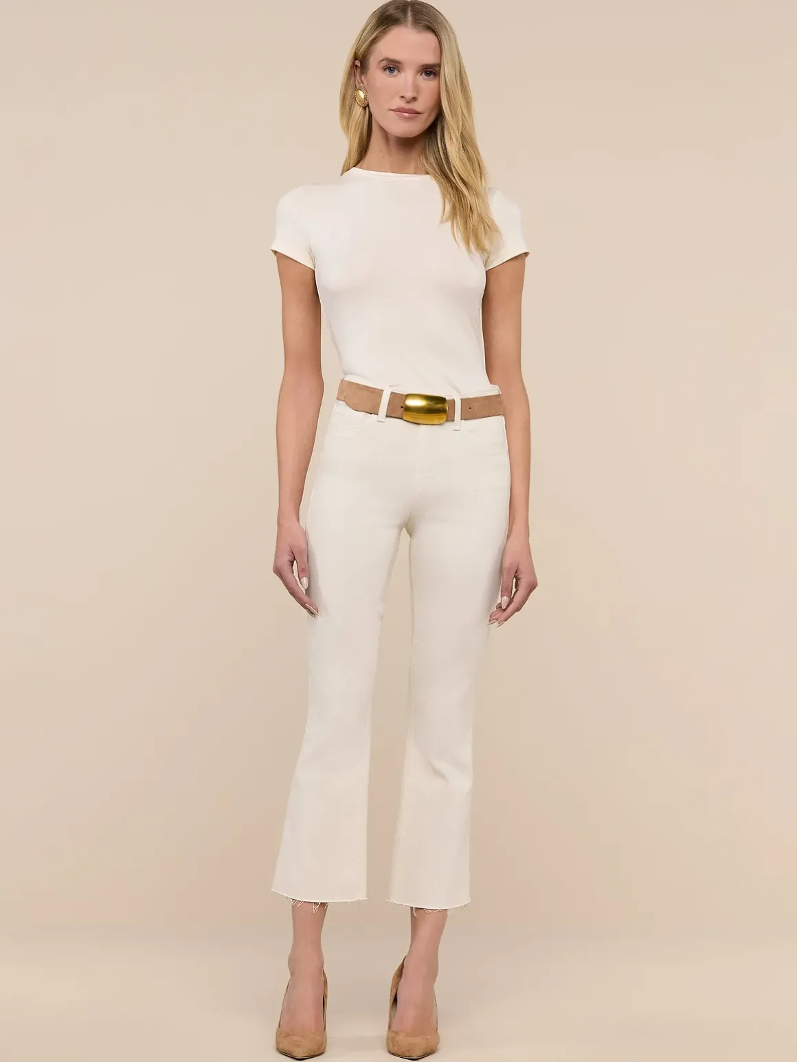 Kendra Cropped Flare Jean