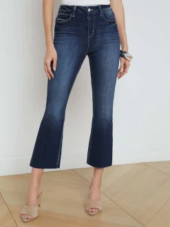 Kendra Cropped Flare Jean