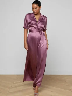 Klement Silk Shirt Dress