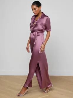 Klement Silk Shirt Dress