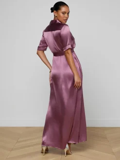 Klement Silk Shirt Dress