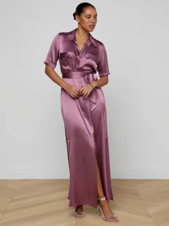 Klement Silk Shirt Dress