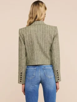 Lila Linen-Blend Blazer