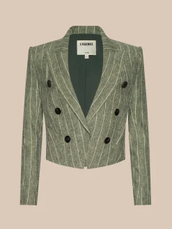 Lila Linen-Blend Blazer