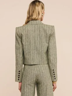 Lila Linen-Blend Blazer