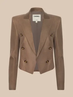 Lila Linen-Blend Blazer