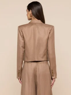 Lila Linen-Blend Blazer