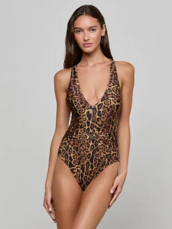 Lisa Plunge One-Piece Swimsuit