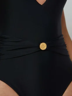 Lisa Plunge One-Piece Swimsuit