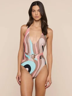 Lisa Plunge One-Piece Swimsuit