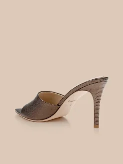 Lolita Leather Open-Toe Mule