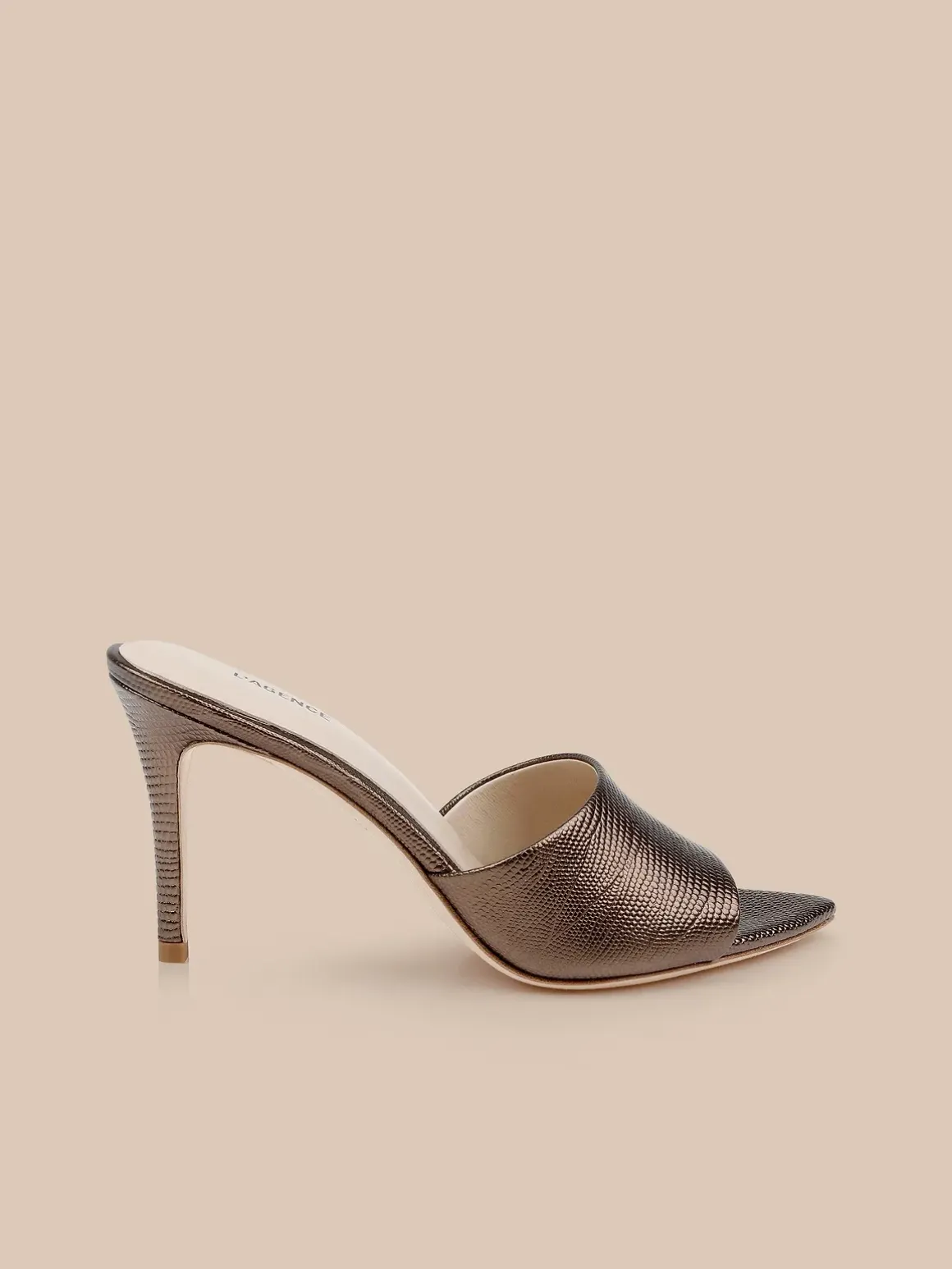 Lolita Leather Open-Toe Mule