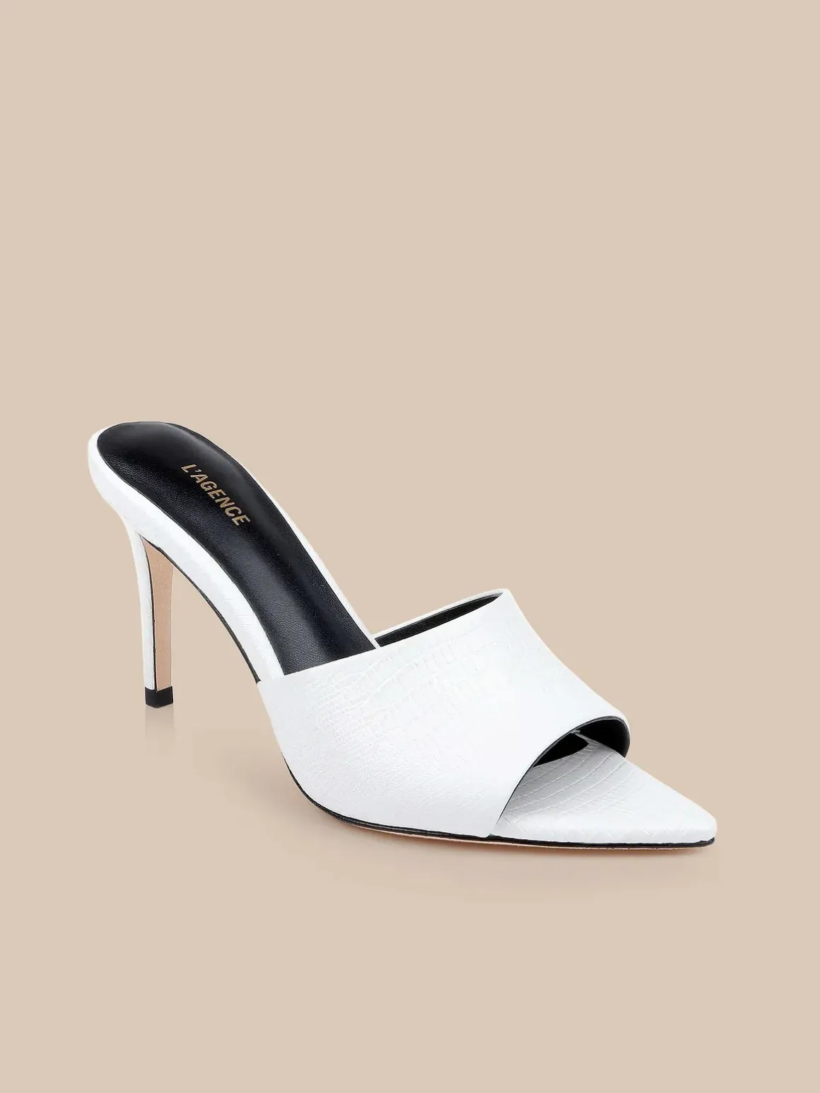 Lolita Leather Open-Toe Mule