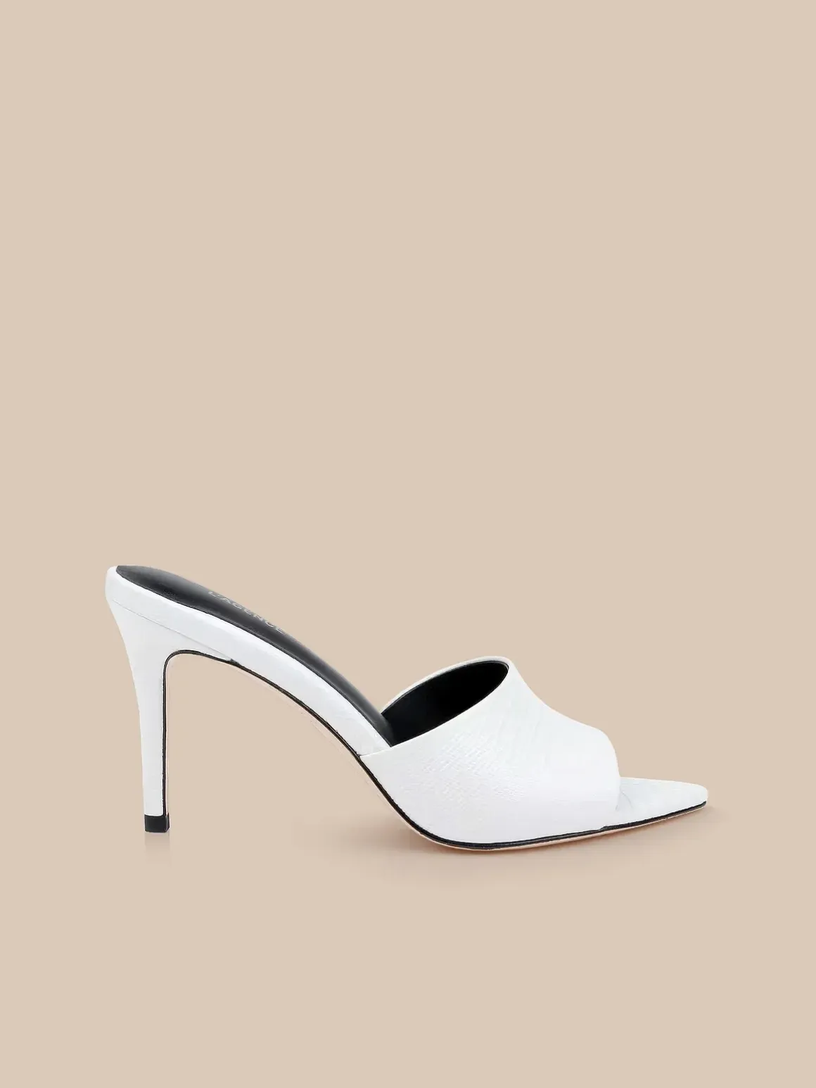Lolita Leather Open-Toe Mule