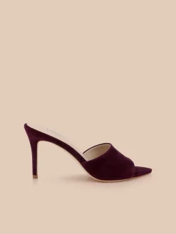 Lolita Suede Open-Toe Mule