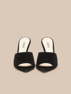 Lolita Suede Open-Toe Mule