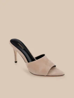 Lolita Suede Open-Toe Mule