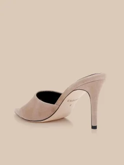 Lolita Suede Open-Toe Mule
