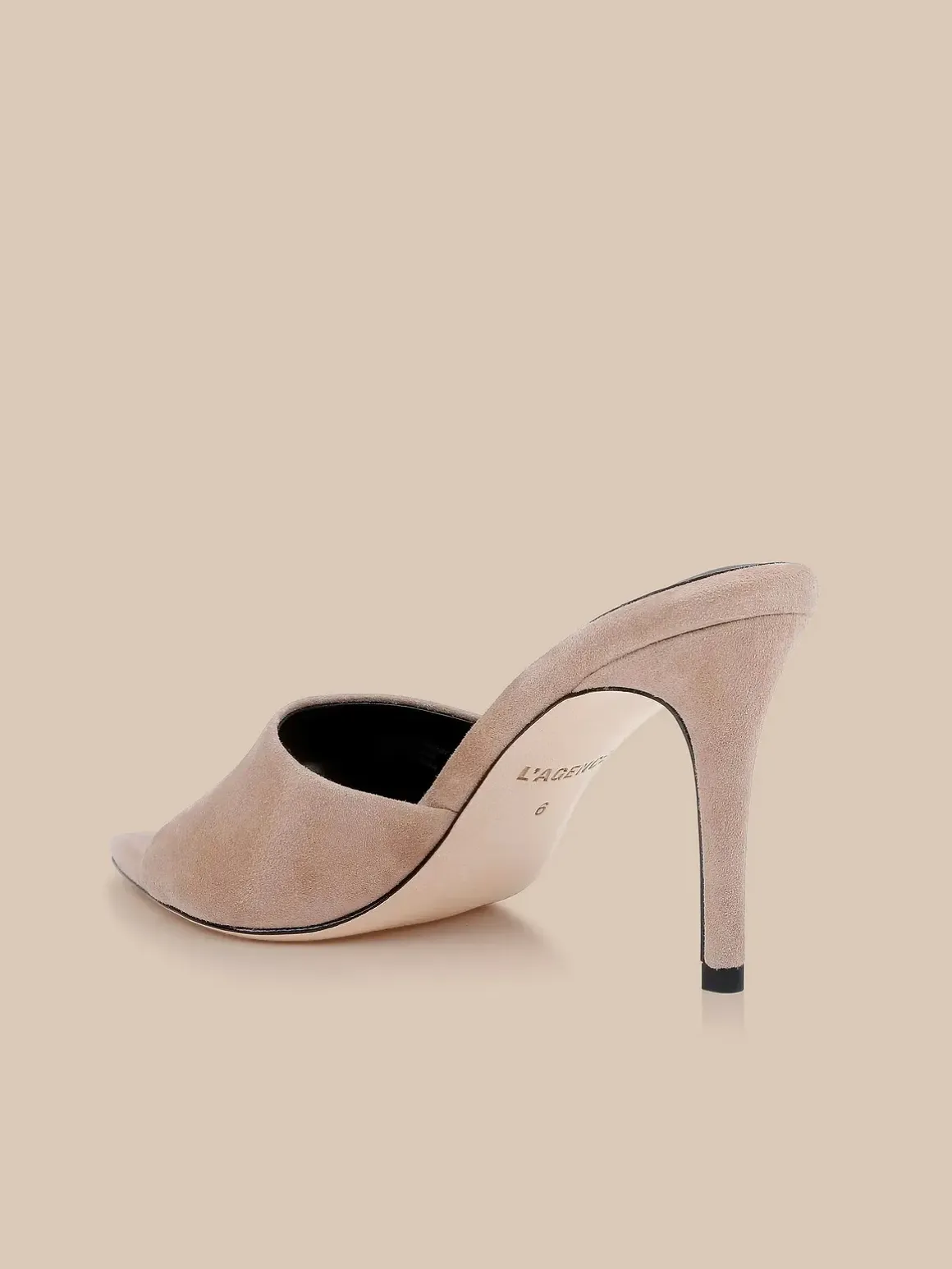 Lolita Suede Open-Toe Mule