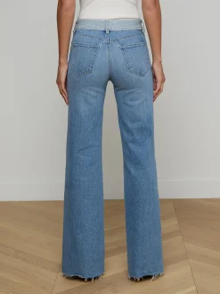 Louane Wide-Leg Flare Jean