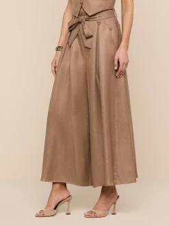 Lowen Linen-Blend Pant