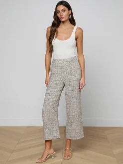 Lula Cropped Tweed Trouser