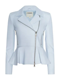 Lyric Peplum Biker Jacket