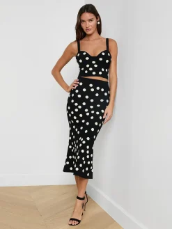 Mae Knit Flare Skirt