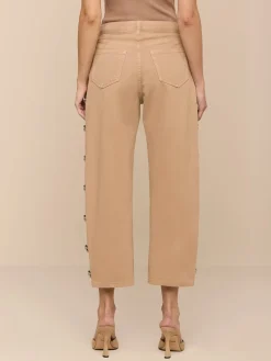Mallis Studded Bow-Leg Jean