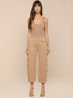 Mallis Studded Bow-Leg Jean