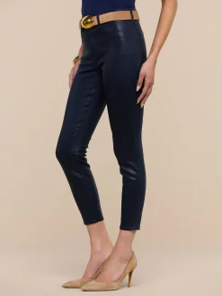 Margot Coated Cropped Skinny Jean