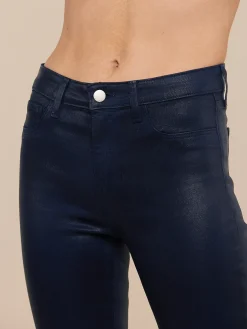 Margot Coated Cropped Skinny Jean