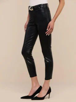 Margot Coated Cropped Skinny Jean