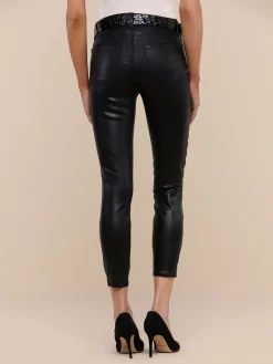 Margot Coated Cropped Skinny Jean