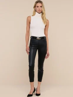 Margot Coated Cropped Skinny Jean
