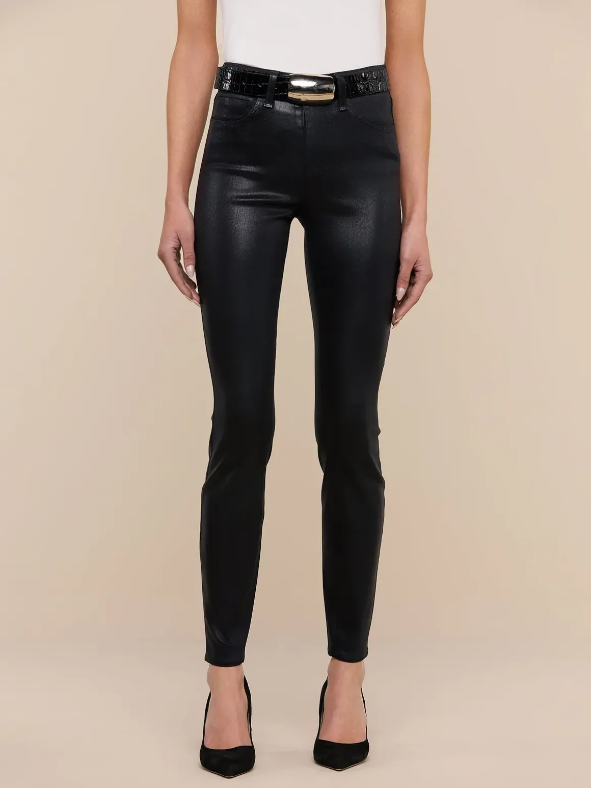 Marguerite Coated Skinny Jean