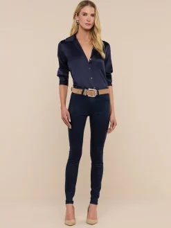 Marguerite Coated Skinny Jean