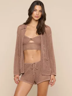 Mariana Pointelle Knit Shirt