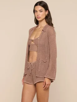 Mariana Pointelle Knit Shirt